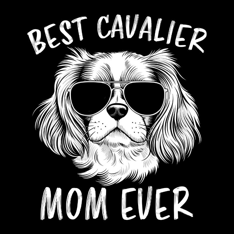 Cavalier King Charles Spaniel Disant Maman Cadeau