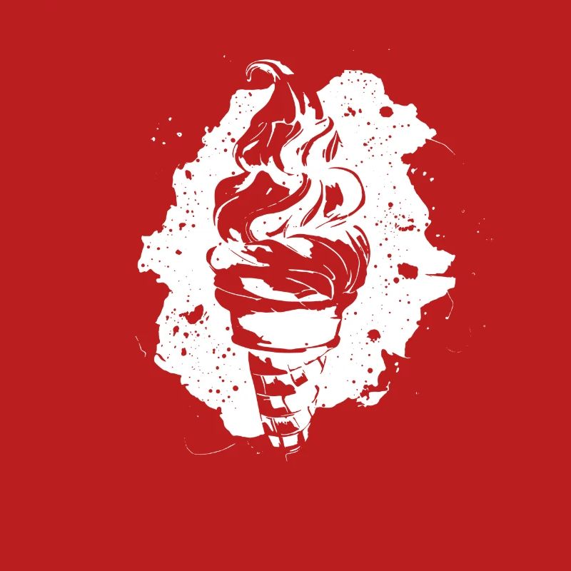 Graphique de crème glacée