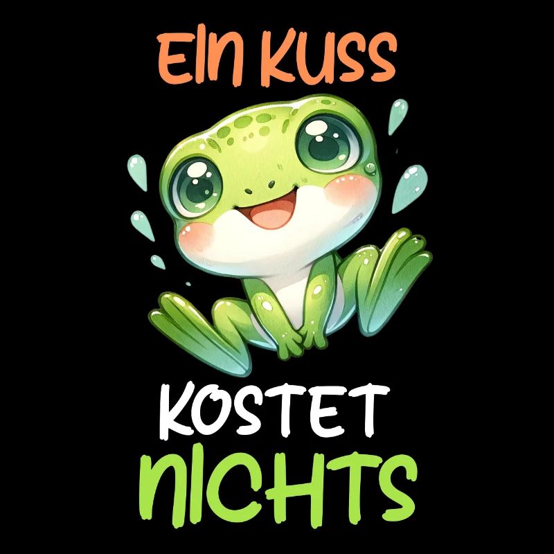Froschkostüm EIN KUSS KOSTET NICHTS Lustiges