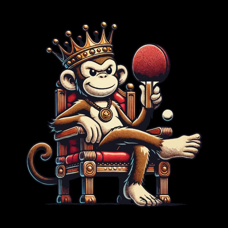 Règle de tennis de table Funny Monkey King