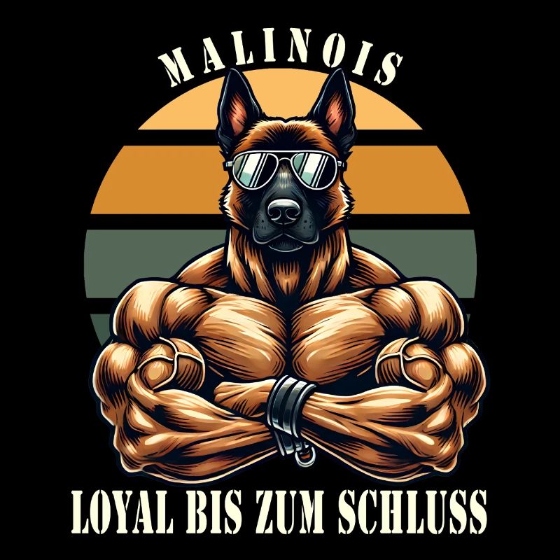 Loyal to the end Muscular Malinois