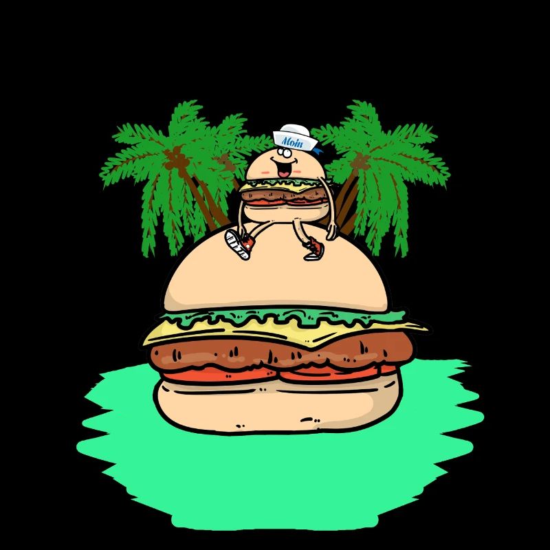 Burger Abenteuer Urlaub Insel Karibik