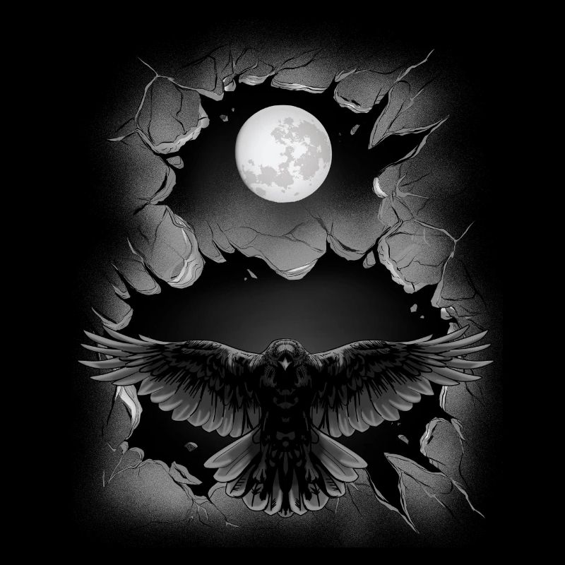 mystique Halloween Oiseau Corbeau Corbeau Corbeau