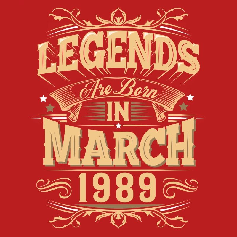 Légende de l’anniversaire de mars 1989
