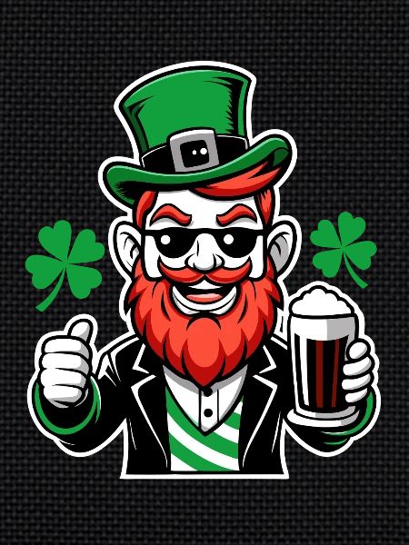 Leprechaun & Beer - Saint-Patrick - Irlande