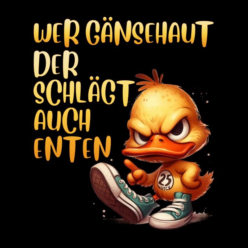 Entenkostüm WER GÄNSEHAUT DER SCHLÄGT AUCH