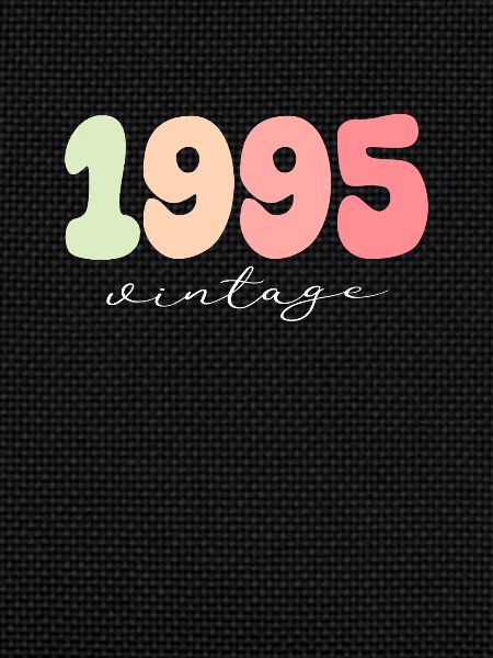 Year of birth 1995