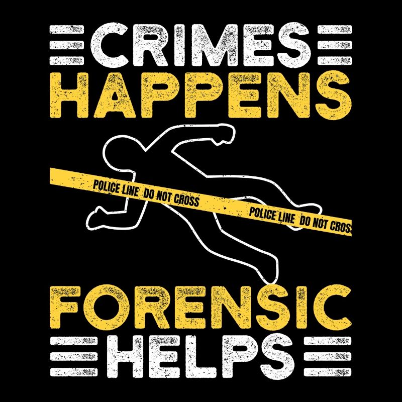 Analyste médico-légal Crimes Happens Forensic Helps