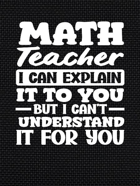 Math Teacher Math Gift
