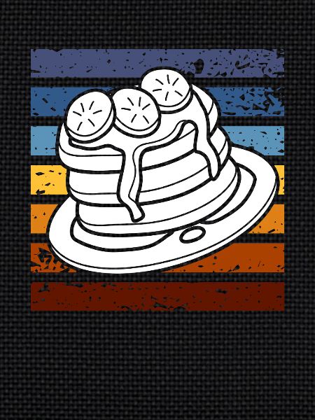 Retro Pancakes Breakfast Indulgence