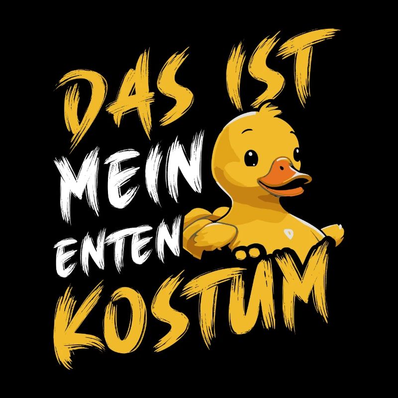 Karneval Enten DAS IST MEIN MENSCHEN KOSTÜM