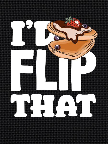 I'm flipping these pancakes