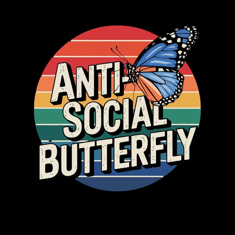 Papillon Pas de Parler Laisser tranquille