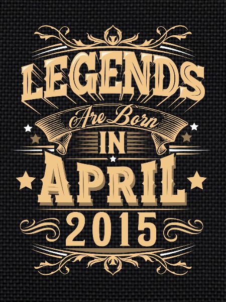 April 2015 Birthday Legend