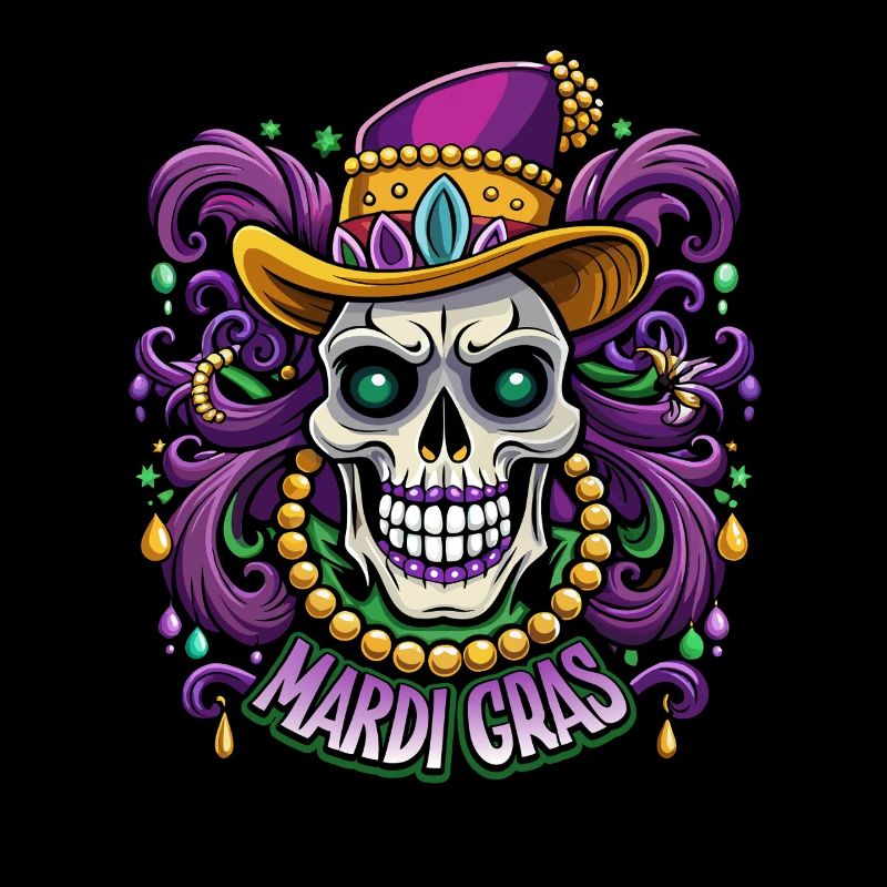 Mardi Gras, Karneval, New Orleans, Kostüm, Perlenk