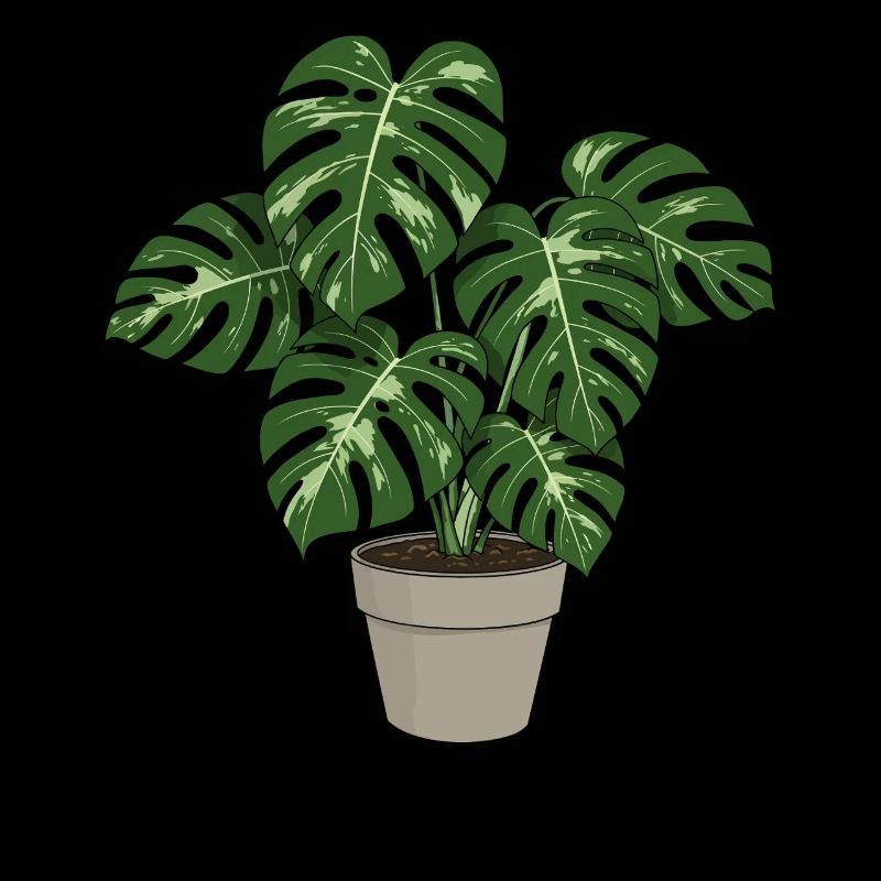 Monstera coloré