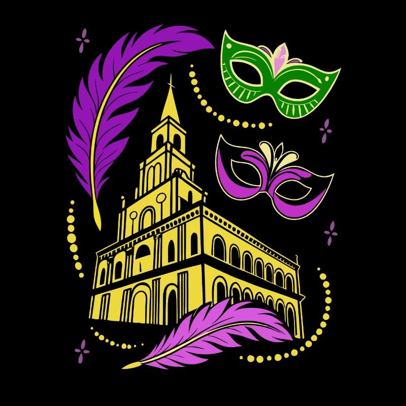 Mardi Gras - Karneval - Maske - Geschenk