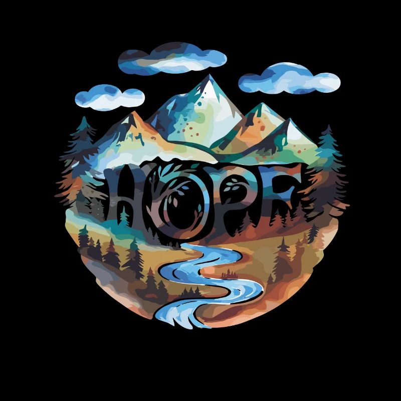 Hope On The Trails In The Countryside