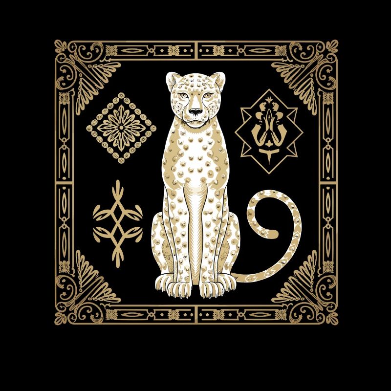 Cheetah Art: Elegance and Style in Golden