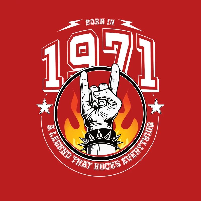 1971 Birthday, rocks everything
