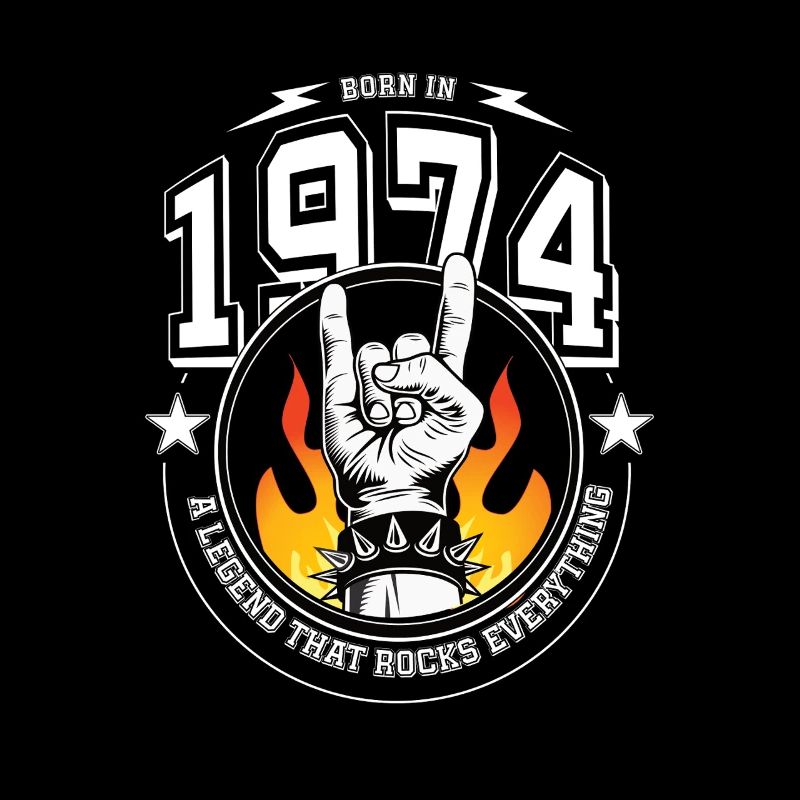 1974 Geburtstag, rockt alles