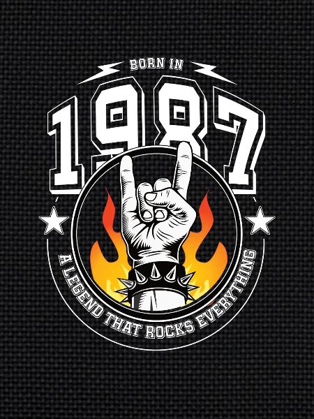 1987 Birthday, rocks everything
