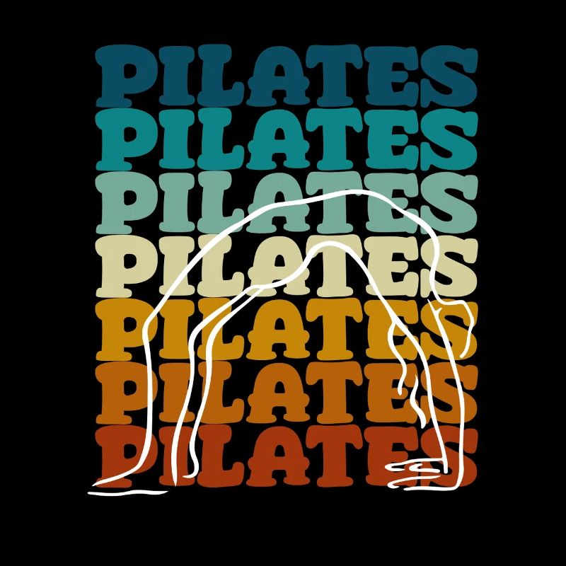 Motif d’exercice de Pilates pour les fans de Pilates