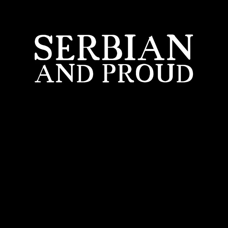 Serbian And Proud Serbien Serbische Serbe