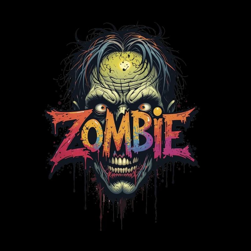 Zombie head