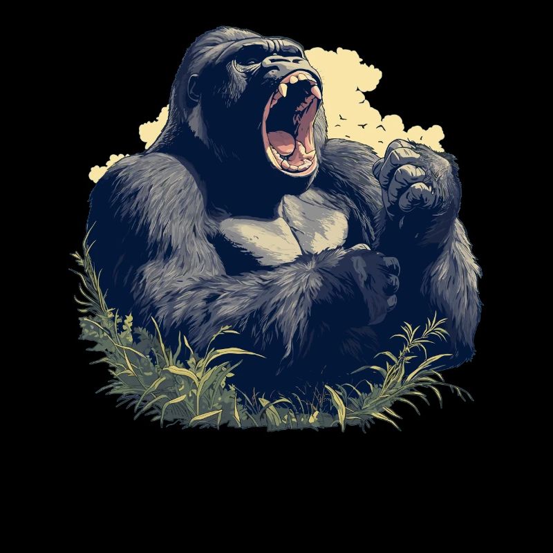 Berggorillas Berggorilla