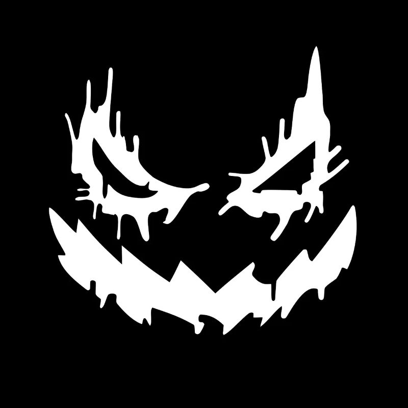 Halloween face to fear - cool style