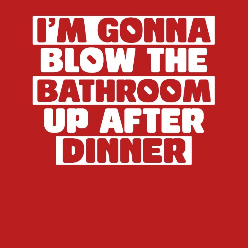 Ich Sprenge Das Badezimmer Nach Dem Abendessen