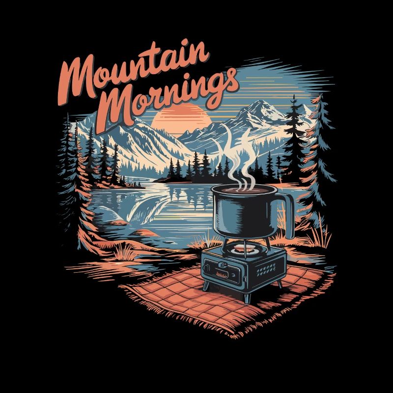 Morgen in den Bergen, Picknick am See mit