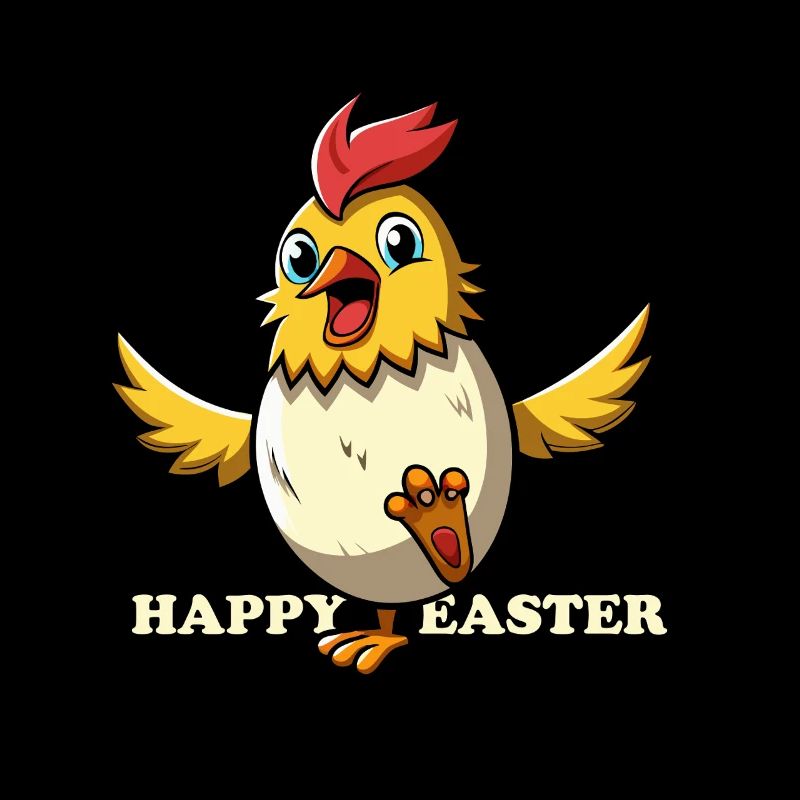 Happy Easter - Osterchicken - Osterei - Geschenk