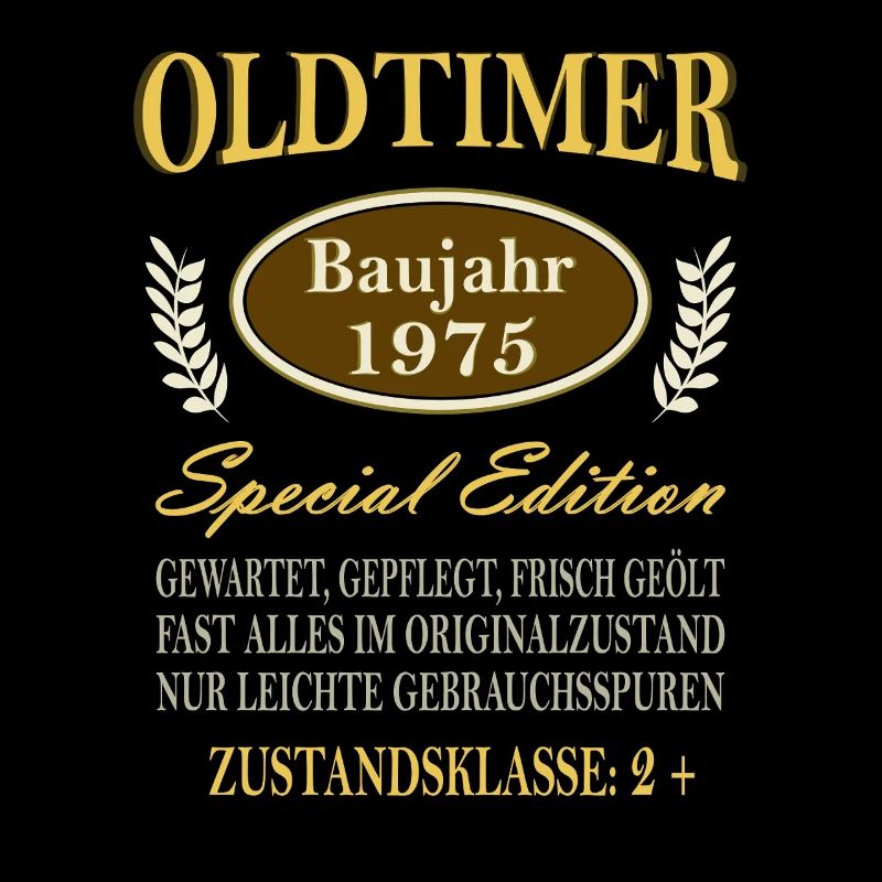Runder Geburtstag 50 Jahre Jahrgang 1975 Oldtimer
