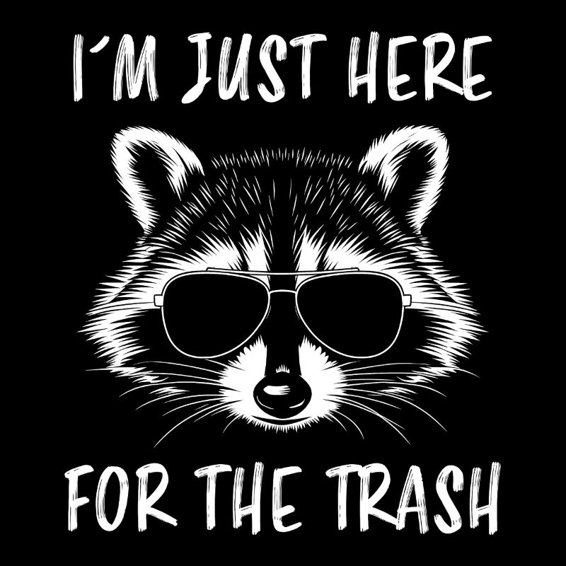 Waschbär Spruch Trash Lustiges Waschbären Geschenk