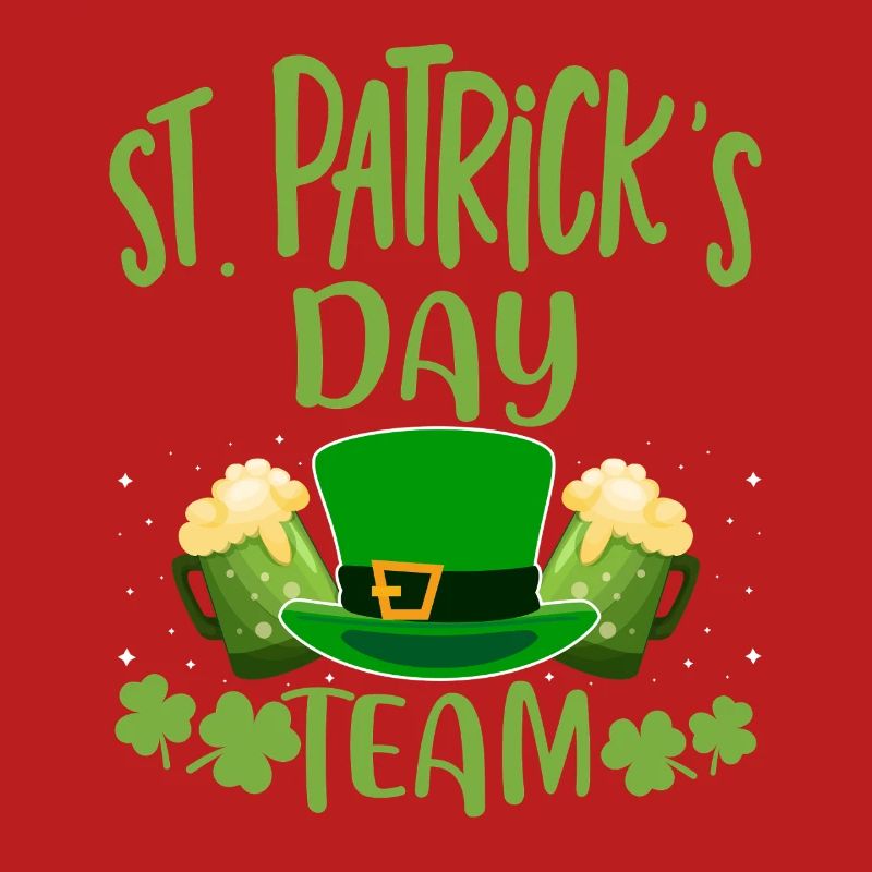 Saint-Patrick Team St Patrick Irlande Trèfle Bière