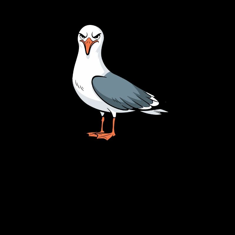 Möwe, Is Mir Egal - Ganz Ehrlich? Lustiges Motiv