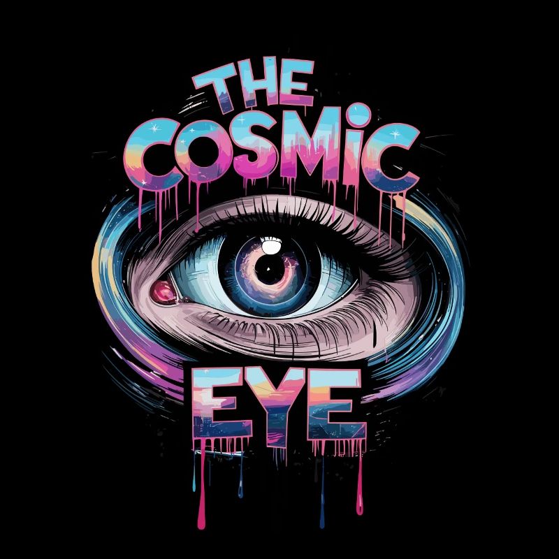 The Cosmic Eye Street Art Visual Magic