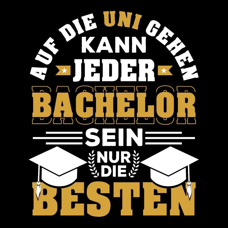 Bachelor Abschluss geschafft Uni Student Geschenk