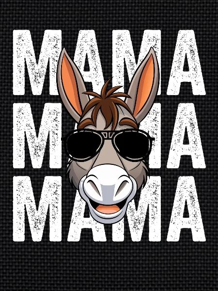 Mama Mutter Esel