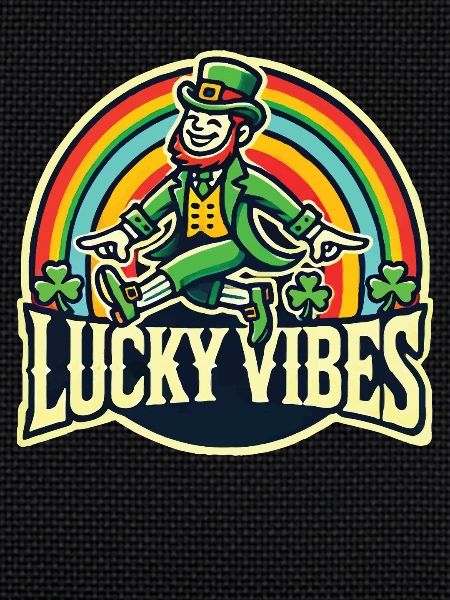 Saint-Patrick Lucky Vibes Arc-en-ciel