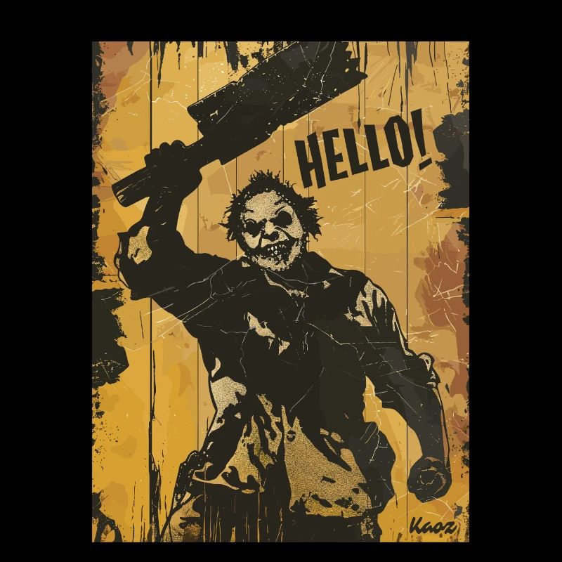 Horror Slasher sagt Hallo