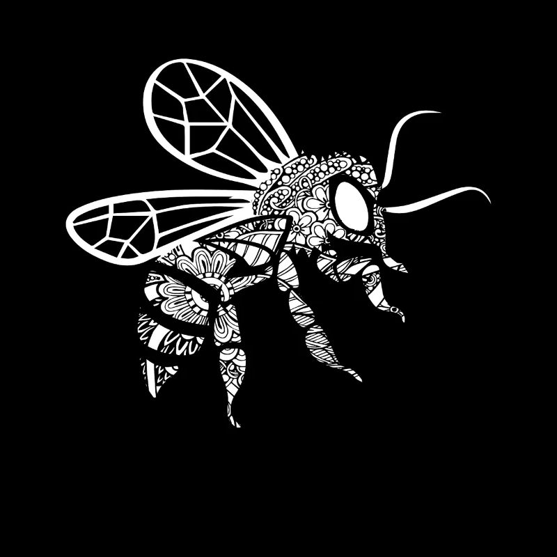 Bee Bee Floral Pattern