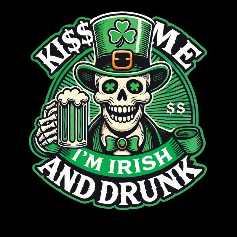 St. Patrick's Day Kuss Mich Ich Bin Irisch