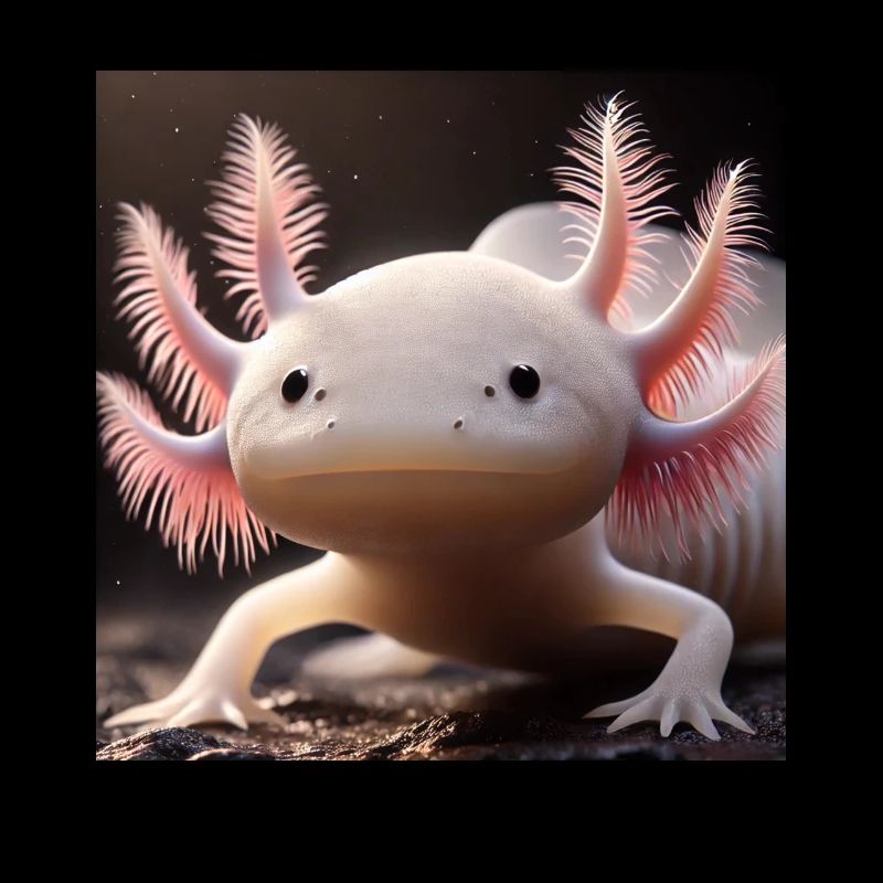 Cute Axolotl – Fun Amphibian Design