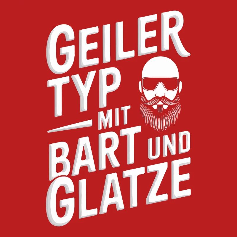 guy with beard & bald head beard wearer