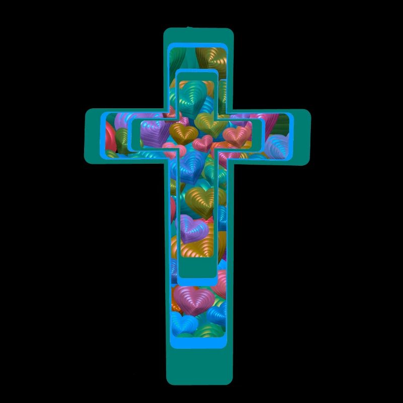 Croix Crucifix Croix Coeurs