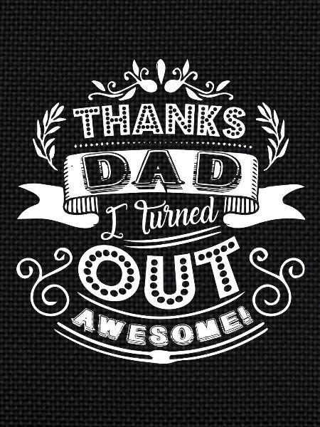 Father's Day Thanks Dad