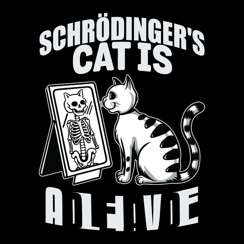 Le chat de Schrödinger mort et vif